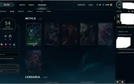 Conta Diamante League Of Legends