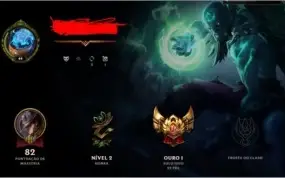 Vendo conta de lol gold 1 com email