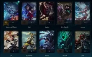 Conta de LoL Unranked Nivel 30