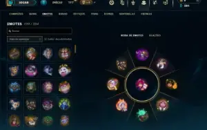 Mestre com 100 Champs e 35 Skins  ( 39 PDL )