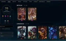Conta Diamante1 Ex HighElo,70Skins(2 prestigio), 5400EL, etc
