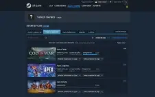Vendo Conta Steam com God of War