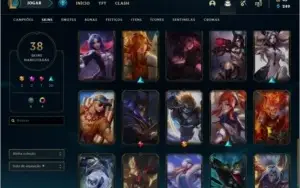 Conta de LOL 39 Skins