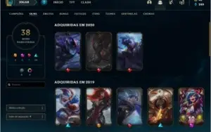Conta de LOL 39 Skins
