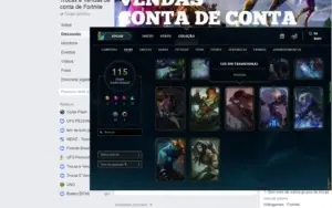Conta de lol Com Riven Season 2  Platina 2