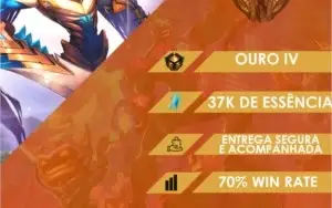 CONTA LOL - OURO 4 (37k E.A / 70% WR / EMAIL N VERIF)