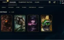 conta lol level 30 unranked