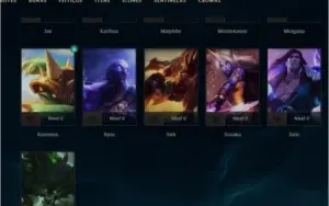 conta lol level 30 unranked