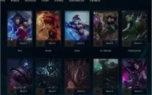 conta lol level 30 unranked