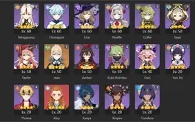 Conta LATE GAME com varias assinatura e MUITO Personagem UP