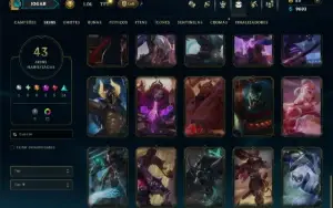 Esmeralda 4 com 135 Champs e 43 Skins +2 Prestigios