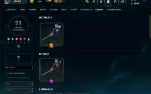 Esmeralda 4 com 135 Champs e 43 Skins +2 Prestigios