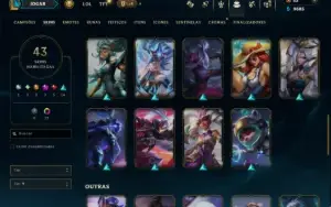 Esmeralda 4 com 135 Champs e 43 Skins +2 Prestigios
