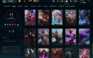 Esmeralda 4 com 135 Champs e 43 Skins +2 Prestigios