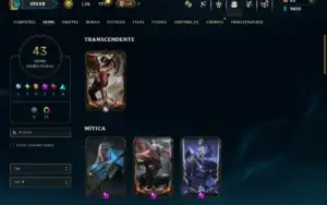 Esmeralda 4 com 135 Champs e 43 Skins +2 Prestigios