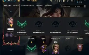 Esmeralda 4 com 135 Champs e 43 Skins +2 Prestigios
