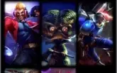 CONTA LEAGUE OF LEGENDS PRATA COM BORDINHA E SKIN