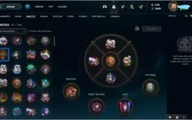 Conta lol com todos campeões e mais de 110 skins