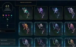 Conta League of Legends 633 skins
