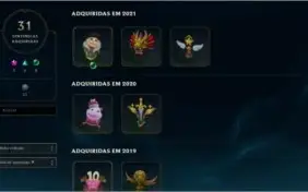 Conta League of Legends 633 skins