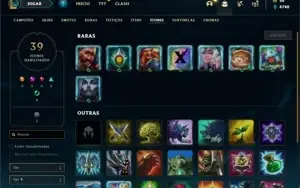 Conta Prata 2 com 26 Champs e 5 Skins + 4 Espolios