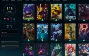 LoL ouro 3, 146 skins
