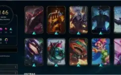 LoL ouro 3, 146 skins
