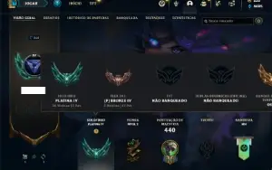 Conta Platina 4 com 140 Champs e 86 Skins ( MAIN ADC )