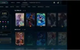 Conta lol Platina 4 105 skins
