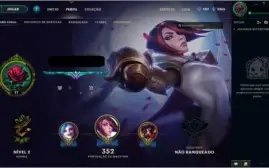 Conta League of Legends Platina S7+119Skins