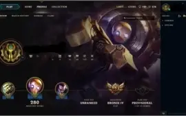 CONTA DE LOL / 87 CHAMP / 34 SKINS / SEM EMAIL VERIFICADO