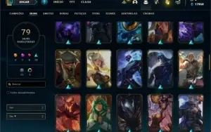 Conta diamante 4 com 110 Champs e 79 Skins
