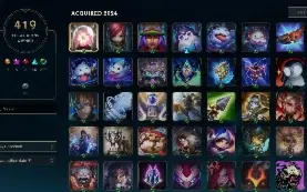 Conta Lol Lvl 793, 357 Skins, Honra 2, Gold 2.