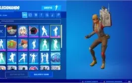 Fortnite com Salve o mundo, Algumas skins e 500 Vbucks