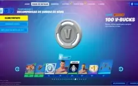 Fortnite com Salve o mundo, Algumas skins e 500 Vbucks