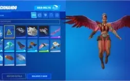 Fortnite com Salve o mundo, Algumas skins e 500 Vbucks