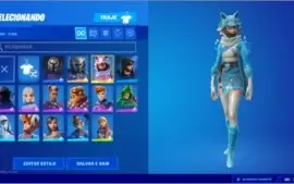 Fortnite com Salve o mundo, Algumas skins e 500 Vbucks