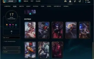 Conta prata 4 com 17 skins e 34 champs ( 160k de riven )