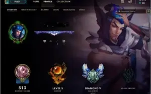 Conta LoL Diamante 5
