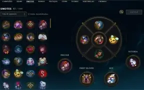 CONTA LOL D4 - 331 SKINS - 4 SKINS PRESTÍGIO - 738 RP