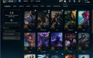 Conta ouro 2 com 24 Champs e 1 Skin + 7 Espolios