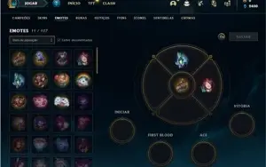 Conta ouro 2 com 24 Champs e 1 Skin + 7 Espolios