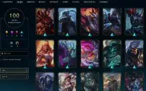 CONTA LOL - LVL 222 - 99 Champions - 100 Skins - FULL ACESSO