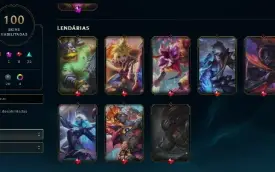 CONTA LOL - LVL 222 - 99 Champions - 100 Skins - FULL ACESSO