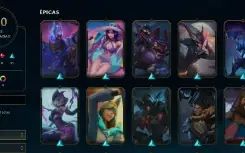CONTA LOL - LVL 222 - 99 Champions - 100 Skins - FULL ACESSO