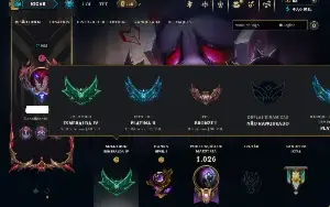 Esmeralda 4 com TODOS os Champs e 360 Skins ( Nivel 955 )