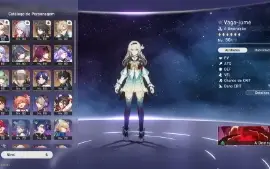 Conta Honkai Star Rail End Game focada em DoT e Quebra