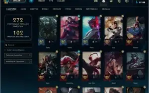 Conta League of Legends Nv 222, Skins 49, Bronze I