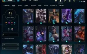 Conta League of Legends Nv 222, Skins 49, Bronze I