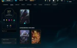 conta lol level 158